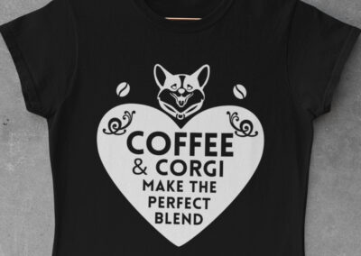 Coffee and Corgi Eco Unisex Tee