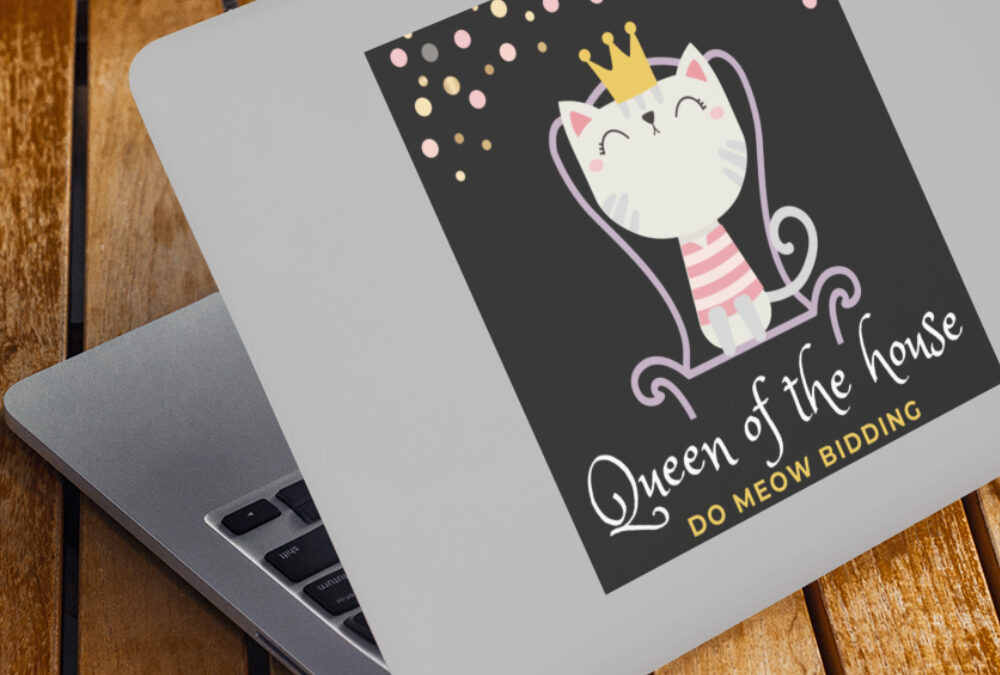 Queen of House Sticker