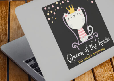 Queen of House Sticker