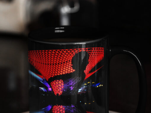 Shanghai Abstract Coffee Mugs