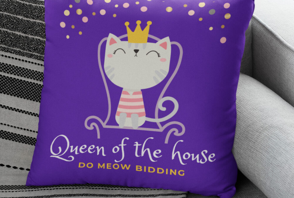 Queen of House Indoor Pillow