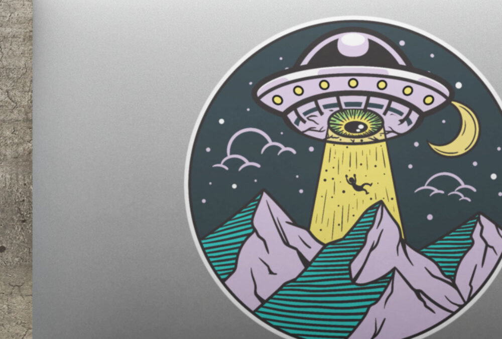 World UFO Day Sticker