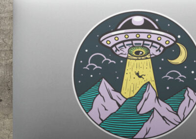 World UFO Day Sticker