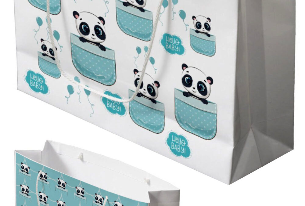 Pocket Baby Panda Gift Bag