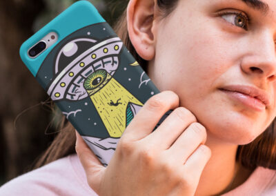 World UFO Day Phone Cases