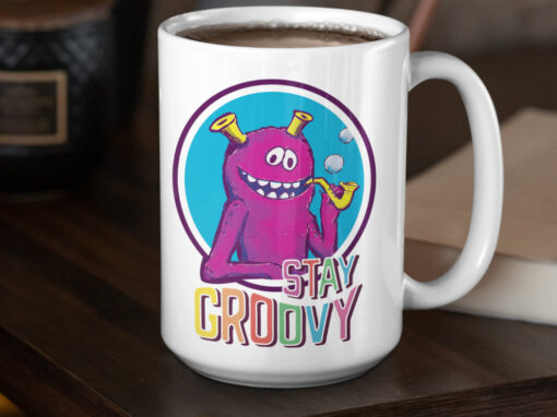 Stay Groovy Monster Coffee Mug