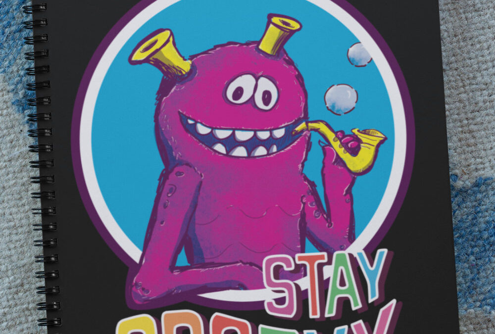 Stay Monster Groovy Notebook