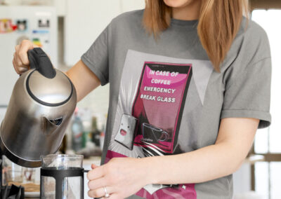 In case of Coffee Emergency woman t-shirt