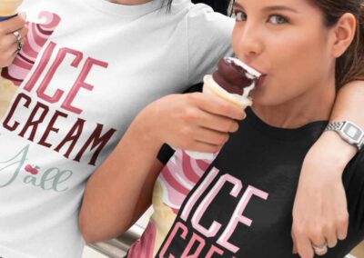 Ice Cream Y’all friends tshirts