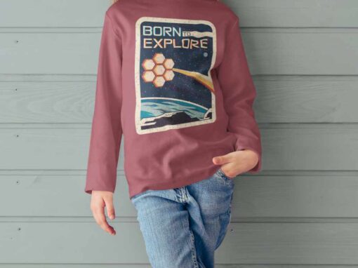 Born To Explore Kids Long Sleeves