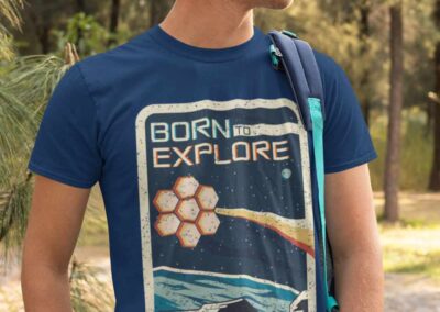 Born To Explore basic tshirt