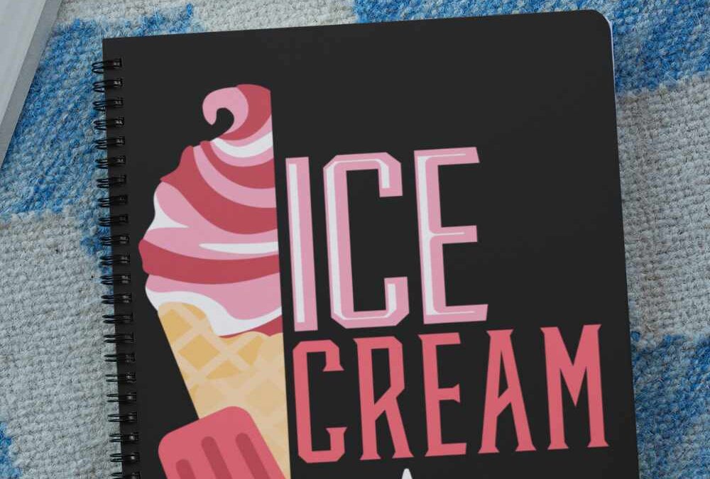 Ice Cream Y’all spiral notebooks