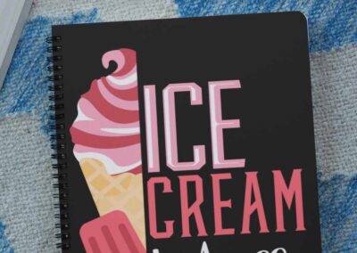 Ice Cream Y’all spiral notebooks