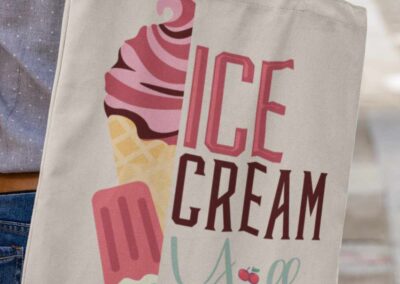Ice Cream Y’all Tote Bag