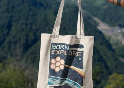 Born To Explore Eco Tote Bag