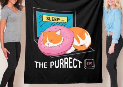 Sleep the Purrfect Esc Blanket