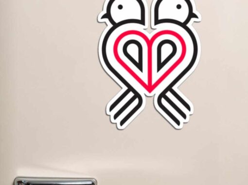 Love Birds Symbol Magnet