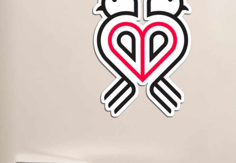 Love Birds Symbol Magnet