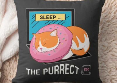 Sleep the Purrfect Esc Pillows