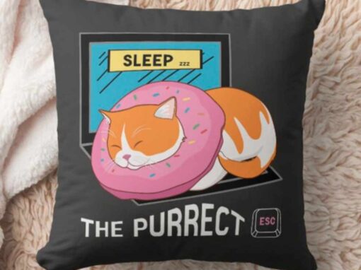 Sleep the Purrfect Esc Pillows