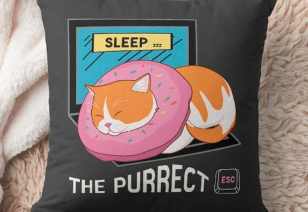 Sleep the Purrfect Esc Pillows