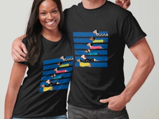 Dachshund Together T shirts
