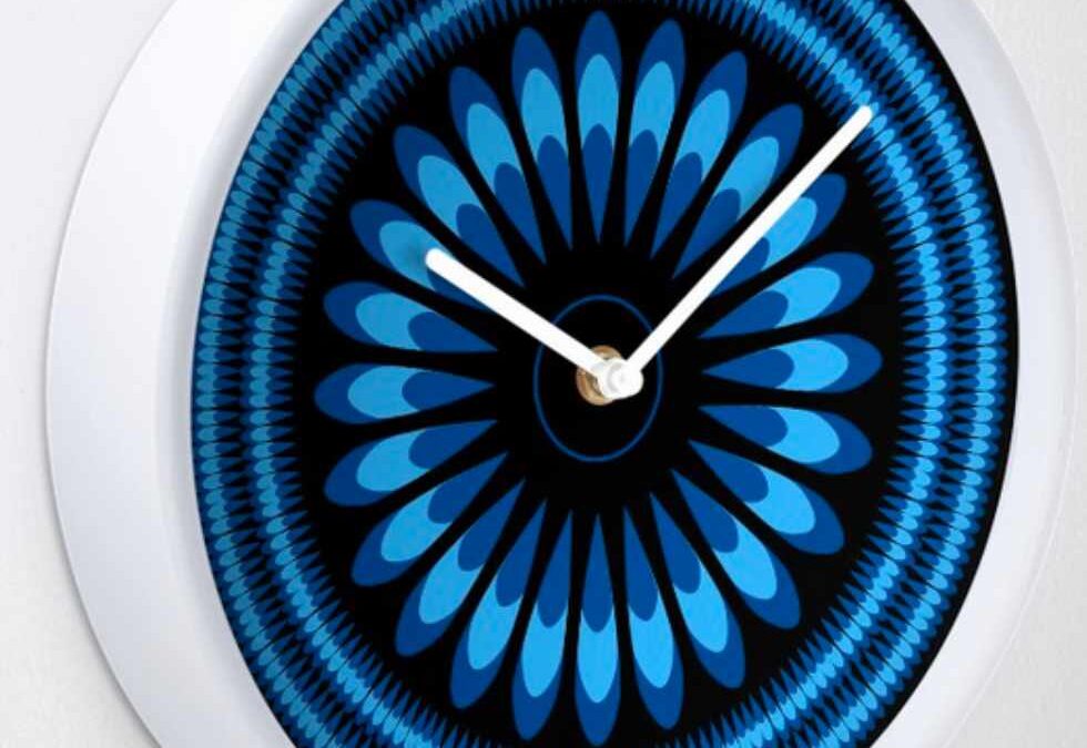 Mandala Flower Design Wall Clock