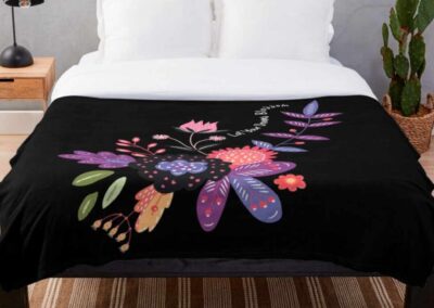 Let Your Dreams Blossom Blanket