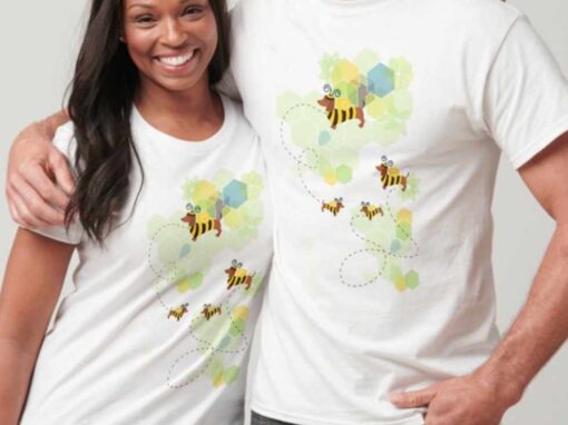Bee Kind and Bee Yourself Couple Tshirt