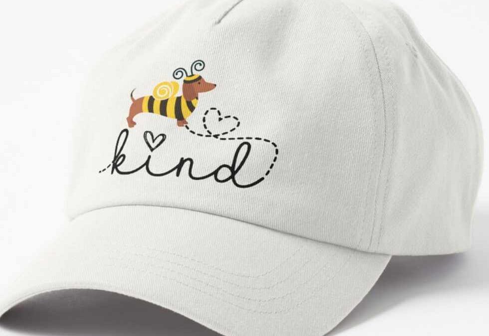 Bee Kind and Bee Yourself Cap