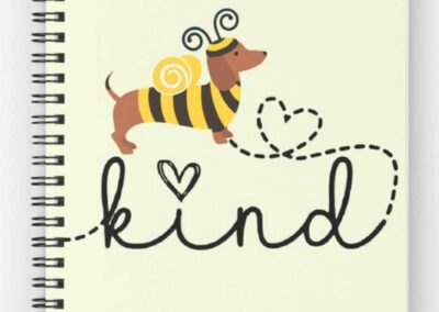 Bee Kind and Bee Yourself Notebook